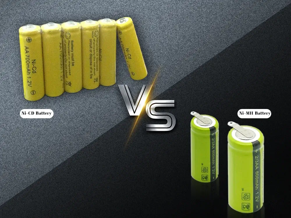 NiMH vs NiCd battery comparison